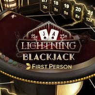 First Person Lightning Blackjack game cover
